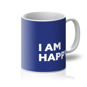 I AM Happy - Royal Blue Mug