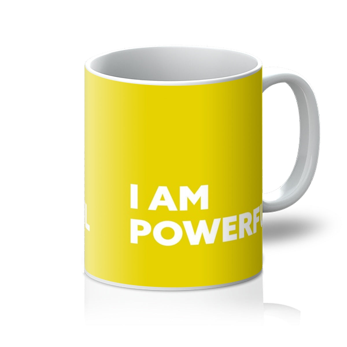 I AM Powerful - Yellow Mug