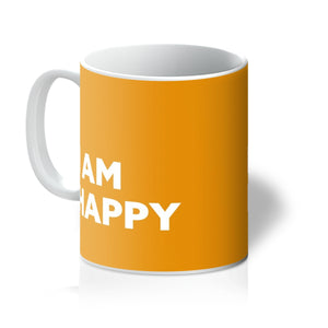 I AM Happy - Marigold Orange Mug