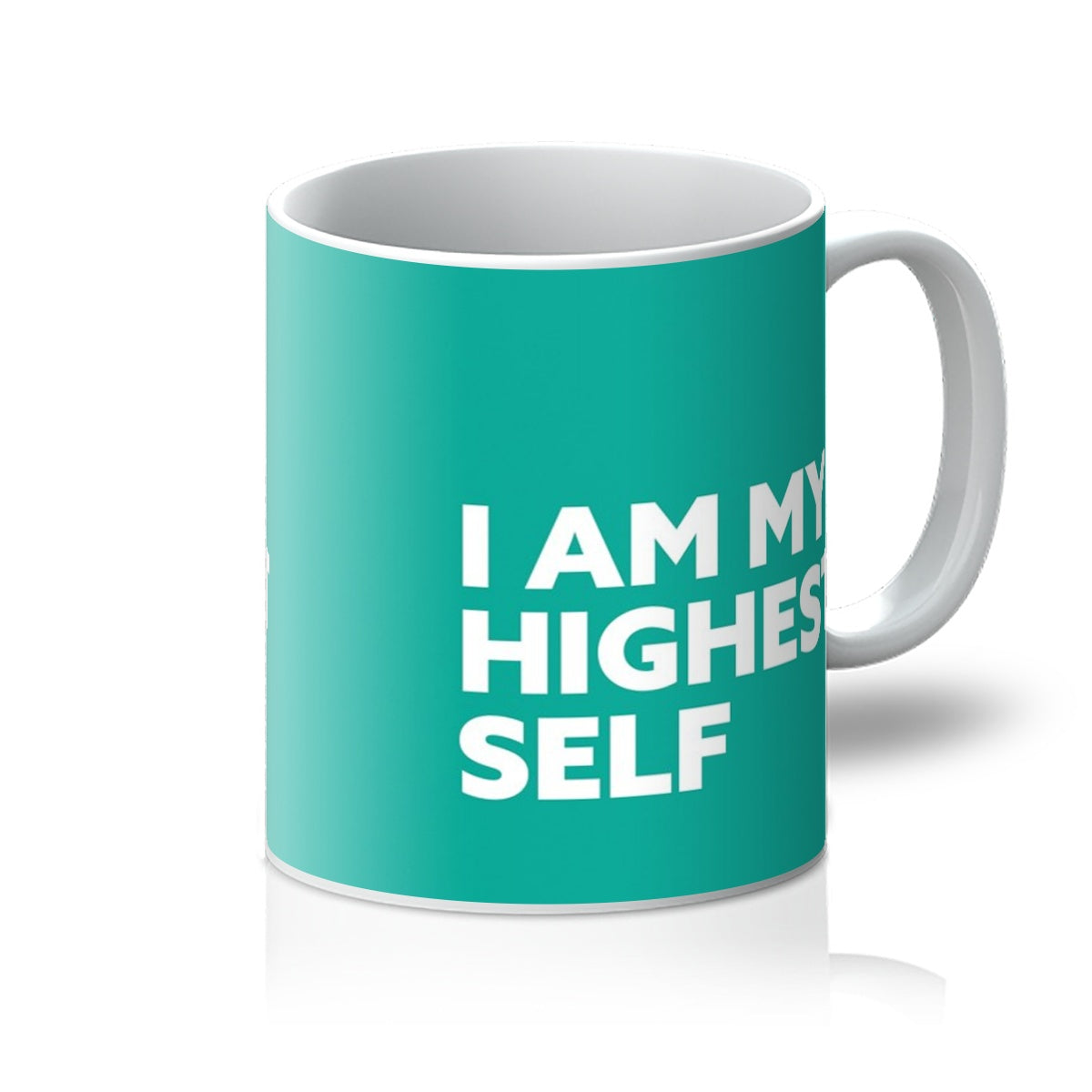 I AM My Highest Self - Teal Mug