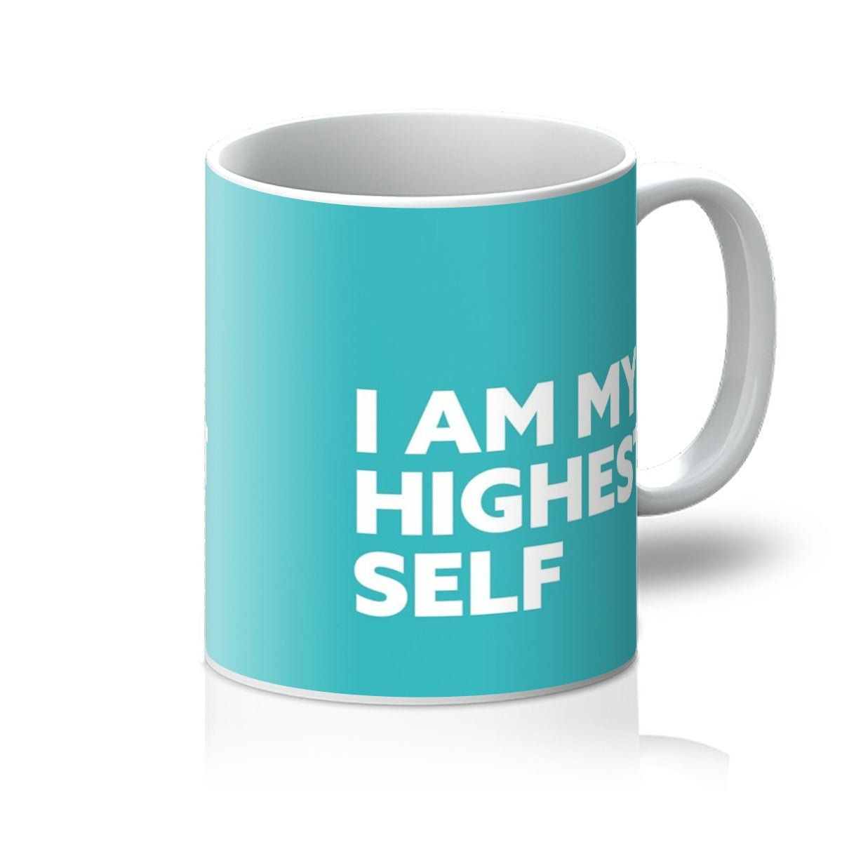 I AM My Highest Self - Turquoise Mug