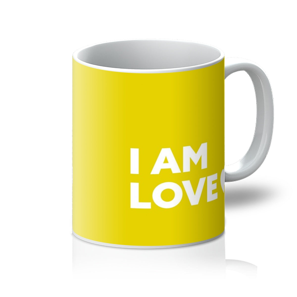 I AM Love - Yellow Mug