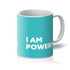I AM Powerful - Turquoise Mug