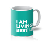 Load image into Gallery viewer, I AM Living My Best Life - Teal Mug
