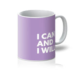 Load image into Gallery viewer, I Can and I Will - Lavender Purple Mug
