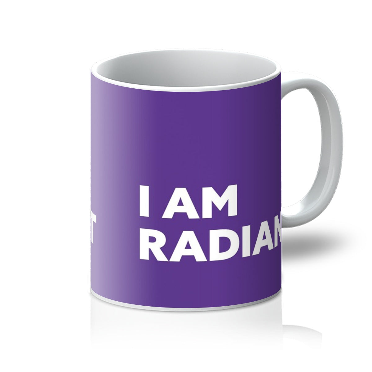 I AM Radiant - Cadbury Purple Mug