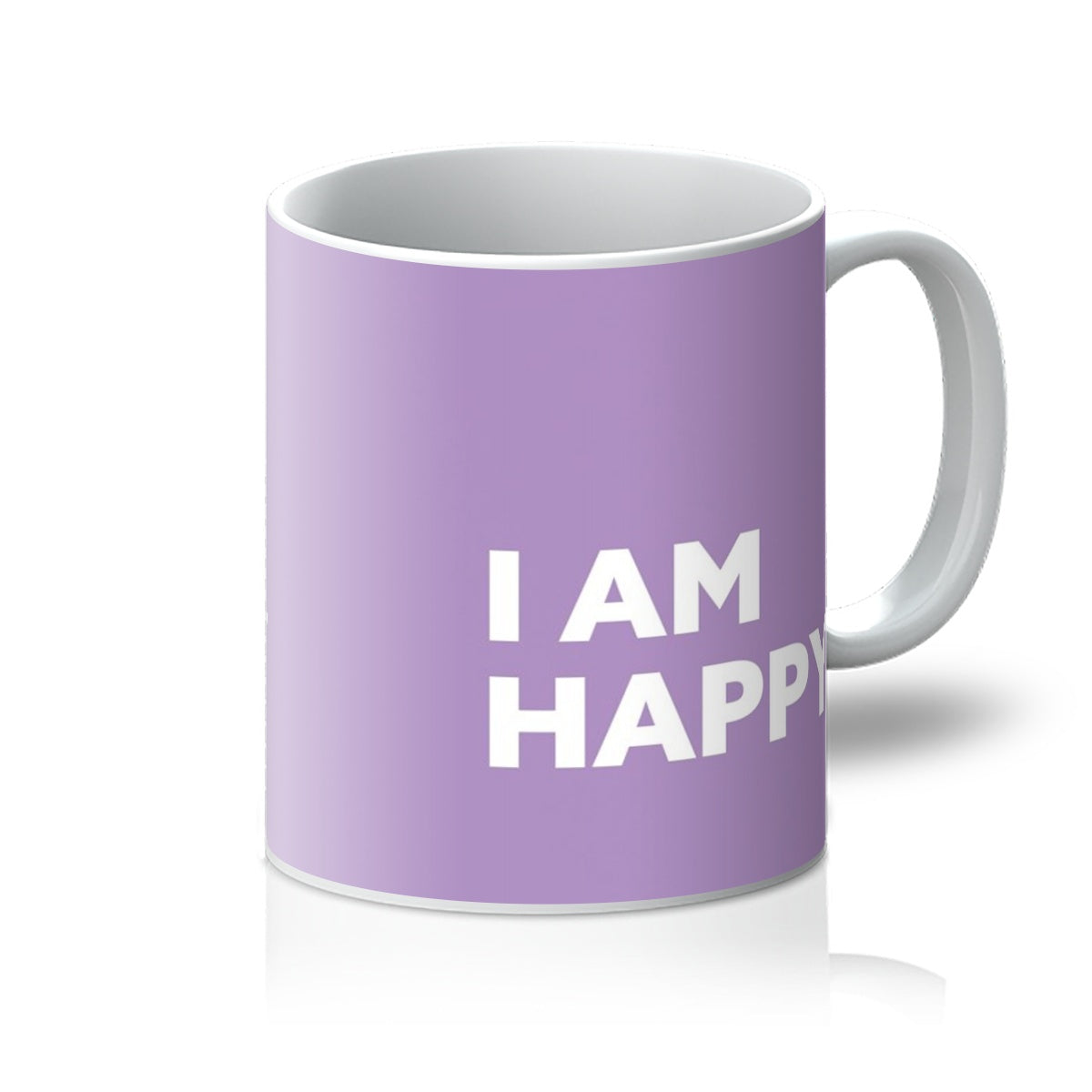 I AM Happy - Lavender Purple Mug