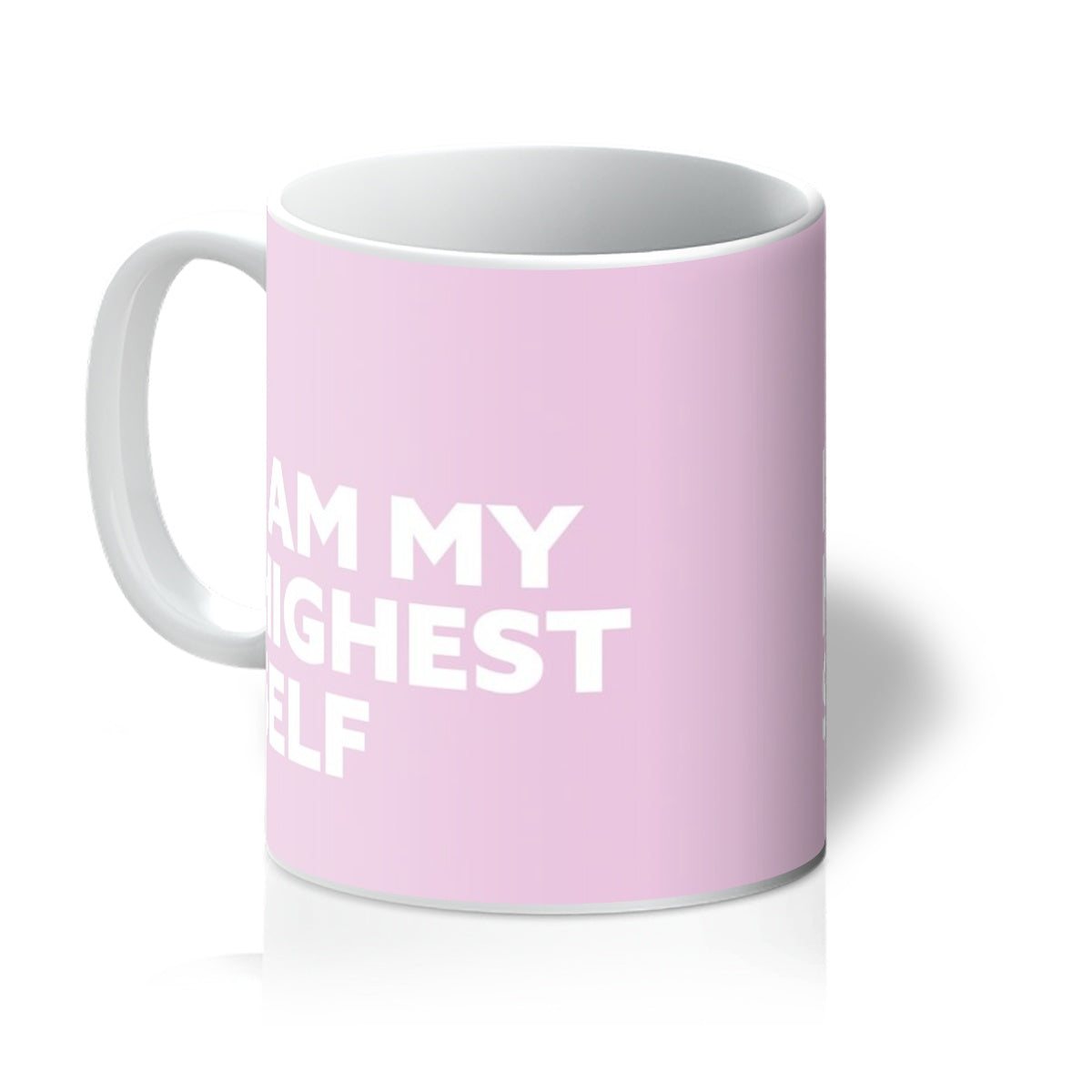 I AM My Highest Self - Baby Pink Mug