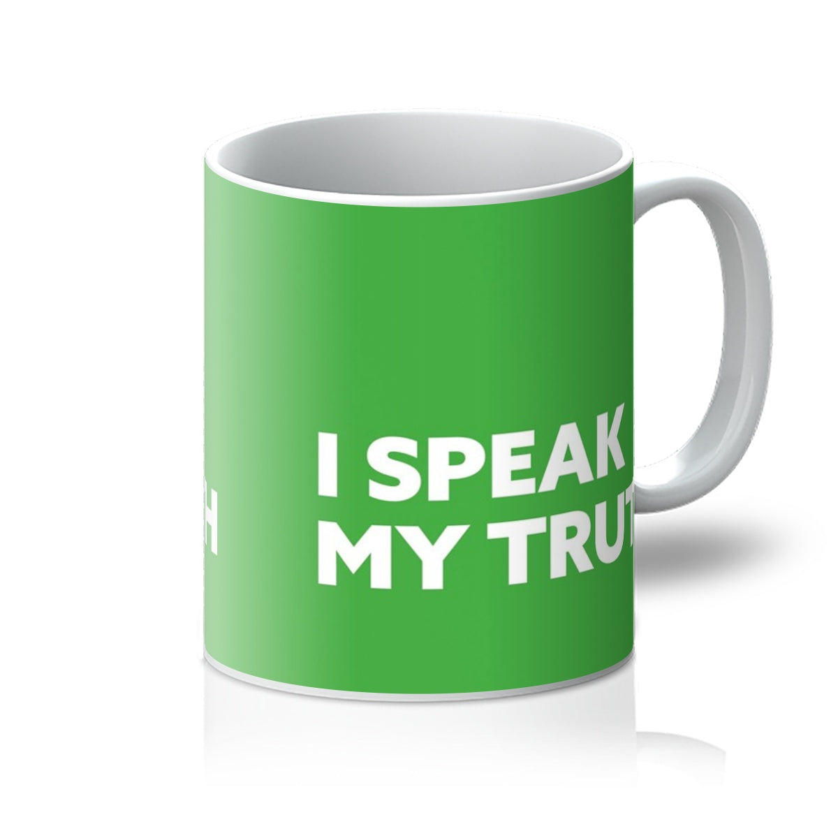 I Speak My Truth - Lime Green Mug