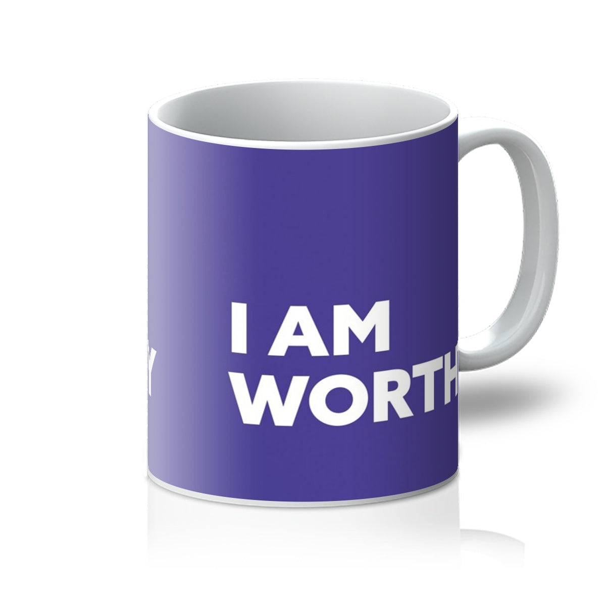 I AM Worthy - Purple Mug