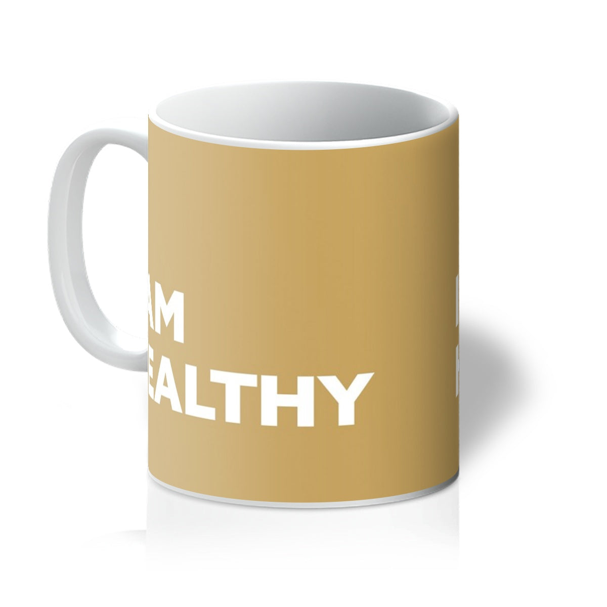 I AM Healthy - Gold Mug