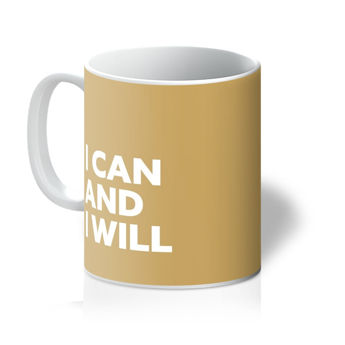 I Can and I Will - Gold Mug