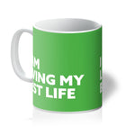 Load image into Gallery viewer, I AM Living My Best Life - Lime Green Mug
