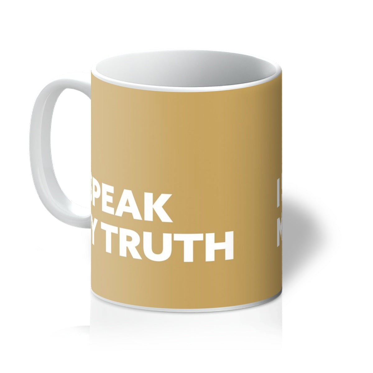 I Speak My Truth - Gold Mug