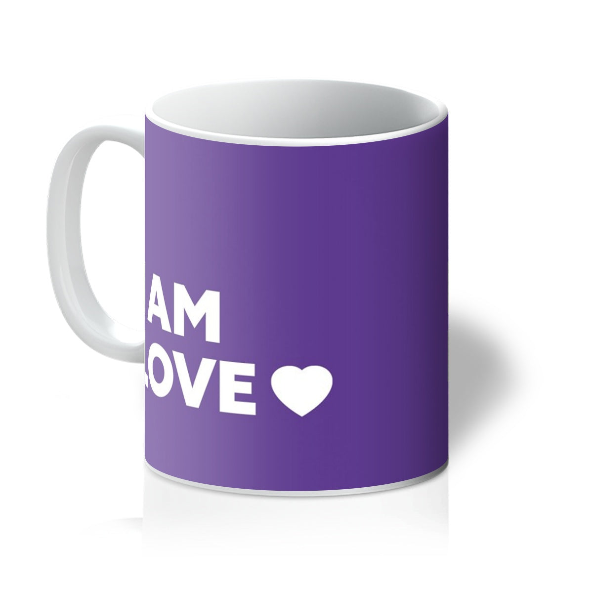 I AM Love - Cadbury Purple Mug