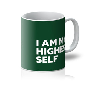 I AM My Highest Self - Forest Green Mug